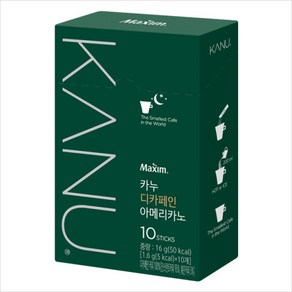 카누디카페인아메리카노 (1.6g X 10개입), 1.6g, 10개입, 1개