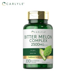 미국 Calyle Bitte Melon 200캡슐 2500mg 칼라일 비터멜론 여주 추출물 비터맬론 직구, 1개, 200정