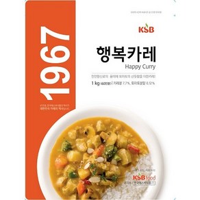 한국에스비 행복카레 1kg, 1개