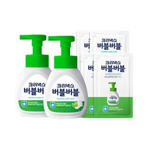 버블핸드워시 손세정제 퓨어애플 250ml 2입+리필 200ml 4입, 1개