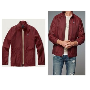 아베크롬비 남자 HARRINGTON 자켓 (RED)