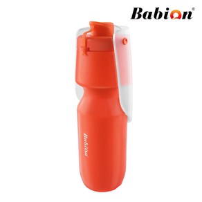 바비온 반려동물 실리콘 산책 댕댕보틀 물병 700ml, 오렌지, 1개