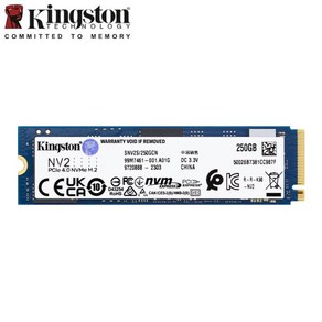 Kingston 데스크탑 노트북용 NV2 SSD 1TB 2TB 4TB 250GB 500GB NVMe PCIe Gen 4.0x4 솔리드 스테이트, 한개옵션2, 01 250GB, 한개옵션1