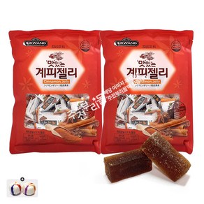 일광 계피젤리(280g) 2봉+자색옥춘사탕 20g세트 번들 1호