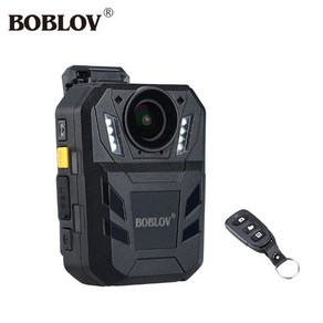 BOBLOV WA7D 바디캠 경찰카메라 바디카메라 14시간 연속녹화 대용량배터리 UHD 1296P 고화질 2인치 스크린 기본32GB포함 캠코더