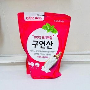 감동 구연산 2kg 청소분말 얼룩제거 다목적세정제 세탁조청소 소, 선택1:본상품선택, 1개