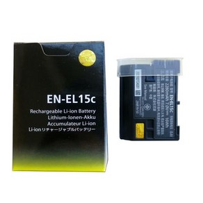 EN-EL15C EN 배터리 니콘 호환 Z5 II Z7 Z7II 카메라용, 1개