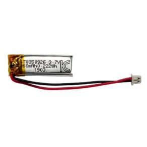 리튬폴리머배터리3.7V 60mAh, 1개, 1개입