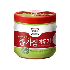 종가 깍두기 (PET), 750g, 12개