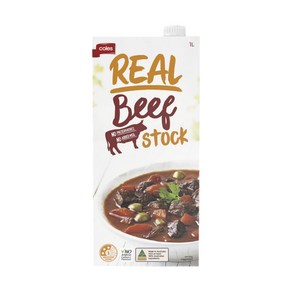 호주 콜스 액상 비프 스톡 1L Coles Liquid Stock Real Beef, 1개