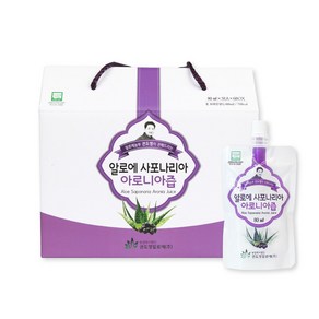 유기농 알로에 사포나리아 아로니아 즙 기타건강즙, 80ml, 30개입