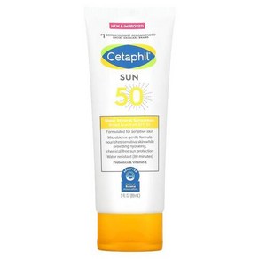 Cetaphil 시어 미네랄 자외선 차단제 브로드 스펙트럼 SPF 50 89ml(3fl oz), 89ml, 1개