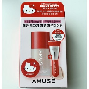 모공파운데이션 어뮤즈 세라믹 스킨 퍼펙터 파운데이션+브러쉬 세트구성 30ml, 1개, 01 포슬린