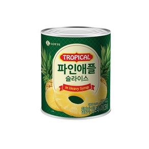 롯데 파인애플슬라이스 통조림, 836g, 5개