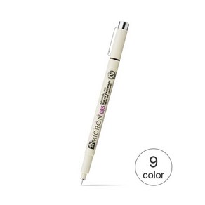 사쿠라 피그마 마이크론 005 / 0.2mm 색상선택, 라이트 쿨 그레이, 지류 사이즈, 내지매수
