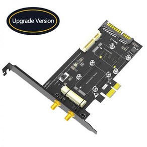 미니 소형 PCI-E-PCI Expess X1 네트워크 어댑터 mSATA-SATA3 확장 카드 SIM 슬롯 지지대 WiFi 3G 4G LTE 모듈 mSATA SSD, 1개