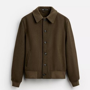 ZARA 자라 콘트라스트 울 블렌드 레귤러핏 자켓 Z1250