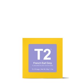 T2 프렌치 얼그레이 티백 박스 (홍차), 2g, 1개, 25개입