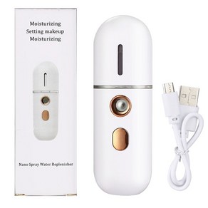 스프레이 미스트 공병 안개 분사 화장품 향수 헤어 여행용 용기 통 mini face steamer usb 충전식 가습기 nano nebulizer 휴대용 콜드 스프레이 보습