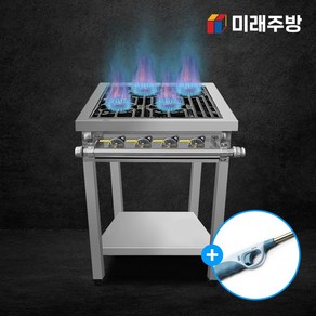 업소용 가스렌지 600 2구 4구 간택기, 600 올간, LPG, 일반버너