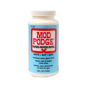 공예몰 마드파지 페이퍼 무광 바니쉬 16oz Plaid Mod Podge Pape Matte, 1개