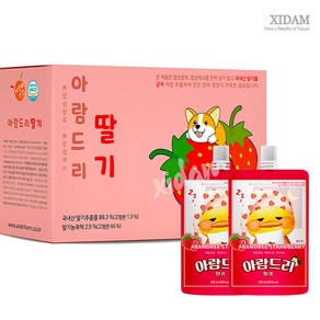 아람드리 친환경 딸기 주스 (138ml*10입), 10개, 138ml