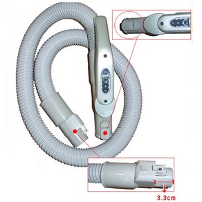 삼성청소기호스 버클짧음호스 주름대 연장관 정품 손잡이있음 VC-B711W VC-B712W VC-MBZ715, 1개