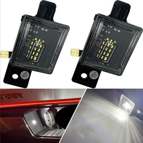 Gorromp LED 번호판 조명 2014-2024 GMC 시에라 1500 2500 3500 2500HD 3500HD 캐니언 6000K 화이트 LED 후면 번호판 조명 램프 어, Gorromp LED 번호판 조명 2014-2024 G, 1개