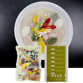 우리쌀 오색떡국떡 600g + 사골떡국스프 7봉, 1개