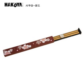 일본[HAKOYA]젓가락 케이스 셋트(사쿠라 모단매화)/전통 마사에기법 포첩칠기/고품격 디자인, 1개