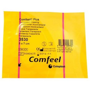 Coloplast 컴필 플러스 투명 33530 Comfeel Plus T 5x7cm 10개/팩, 10개