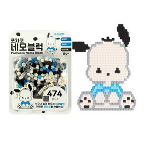 산리오 포차코 네모 블럭, 없음, 1개