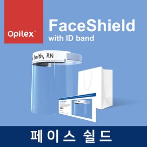 오피렉스-페이스쉴드 USA수입 3M필름 30회이상 재사용, 1개, 1개입