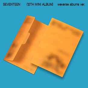 [Wevese Albums ve.] 세븐틴 미니 12집 위버스 SEVENTEEN 12th Mini Album / 셀카포토카드2종+카드홀더+QR카드