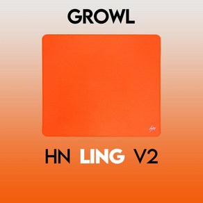 GROWL 그로울 HN 링 V2 게이밍 포론 마우스패드, 1개