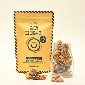 맘껏푸드랩 비건 저당 시그니처 그래놀라210g, 3개, 210g