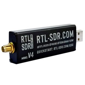 RTL-SDR 블로그 V3 R820T2 1PPM TCXO SMA 소프트웨어 정의 라디오 다목적 다이폴 안테나 포함, 한개옵션0