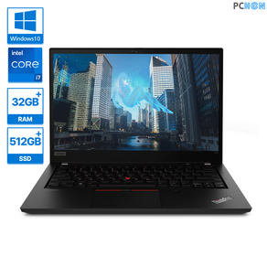 ThinkPad T14 i7 10세대 초고사양 32G 512G 프리미엄 최강가성비 전문가용 노트북 박스리퍼상품, WIN10 Po, 32GB, 512GB, Black