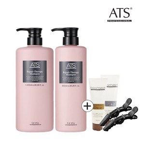 ATS 리페어테라피 약산성 손상모발용 샴푸, 1개, 600ml