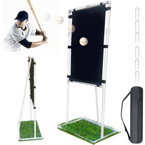 Baseball Stike Zone TagetTiangula Shape fo Moe Stability.Baseball Made of Upgaded PVC Assem, 1개