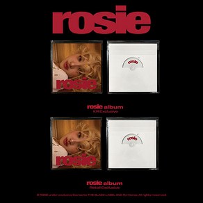 [ROSE] 블랙핑크 로제 2종 세트 ROSE fist studio album osie (KR Exclusive + Retail Exclusive) / BLACKPINK