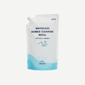 아르르 워터리스 버블클렌저 발샴푸 리필 (500ml) 물 없이 씻는 드라이샴푸, 500ml, 1개