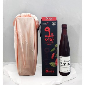 [고급보자기포장] 문경 오미자청 500ml 1개 선물 오미자주스 오미자원액 추석 명절 임직원 거래처 답례품, 1개입