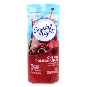 Cystal Light Chey Pomeganate Dink Mix 10-Quat Caniste ( 크리스탈 라이트 체리 석류 음료 믹스 10쿼트 캐니스터(3개 팩, 3개, 62.3g