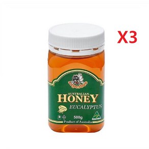 호주 슈퍼비 유칼립투스 꿀 500g-3개, 3개, 500g