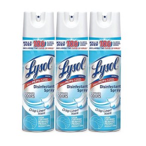 라이솔 살균 스프레이 19oz 3팩 대용량 / Lysol Disinfectant Spray 19oz 3pack