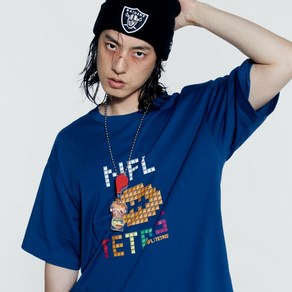 엔에프엘 F232UTS955 NFL X TETRIS 빅로고 티셔츠 NFLBLUE