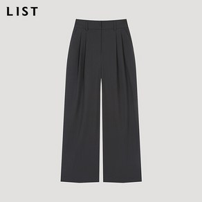 [리스트(LIST)] 투턱 롱 스트레이트 팬츠_TWWSLO70050_CH