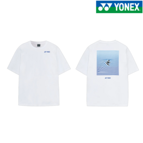 요넥스 티셔츠 25SS 251TS046U 배드민턴 남여공용 캐주얼 반팔 스매쉬스포츠