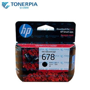 HP 정품잉크 HP678 CZ107AA CZ108AA HP3545 HP4645 HP2545, 01_HP 정품잉크 검정 CZ107AA, 1개